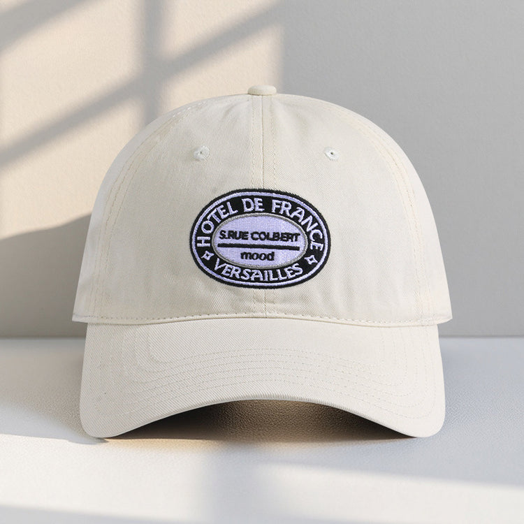 流行帽子|帽子女字母刺繡百搭棒球帽韓版遮陽學生情侶鴨舌帽戶外休閒防曬帽「C2702QC」25.08-1