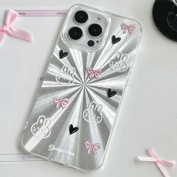 手機殼|蘋果15手機殼女iPhone14卡紙11適用12羽紗13Pro大孔透明78xs「WYB0851」24.07