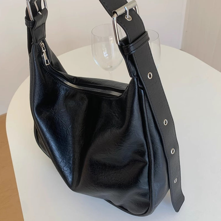 日韓流行|高級感大容量包包女2024新款春秋復古時尚單肩包小眾百搭托特包「9303#」24.02-1