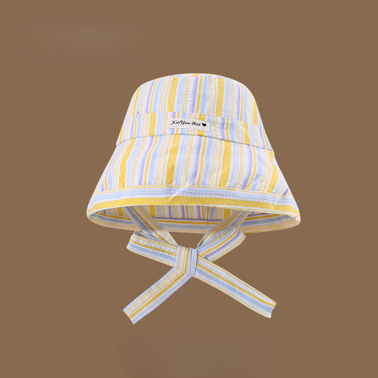 流行帽子|遮陽防曬帽子女夏季甜美可愛大帽檐漁夫帽休閒田園風顯臉小太陽帽「C5286」25.06-1