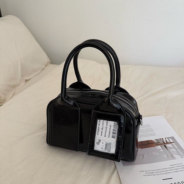 日韓流行|韓版高級感手拎枕頭包2025新款小眾設計潮流時尚單肩包百搭斜挎包「9551#」25.03-2