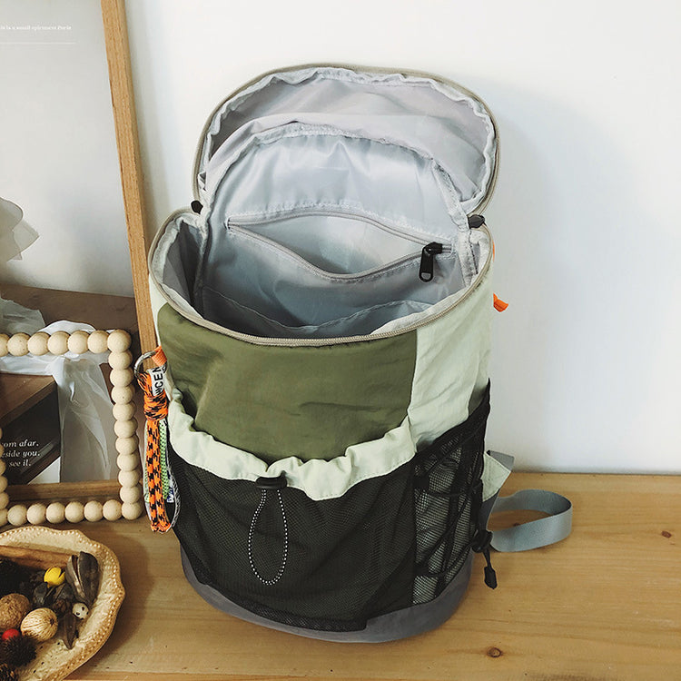 致青春|大容量雙肩背包小眾設計感通勤百搭學生書包輕便戶外運動雙肩包「8235-127」25.08-4