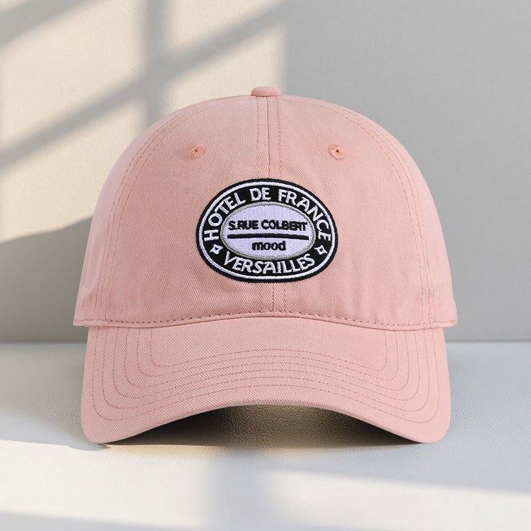 流行帽子|帽子女字母刺繡百搭棒球帽韓版遮陽學生情侶鴨舌帽戶外休閒防曬帽「C2702QC」25.08-1