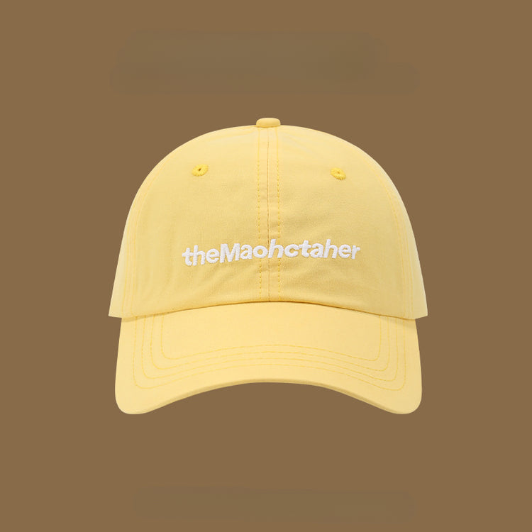 流行帽子|韓國新款馬卡龍色系軟頂字母刺繡棒球帽學生時尚百搭遮陽鴨舌帽「C4940」25.02-2