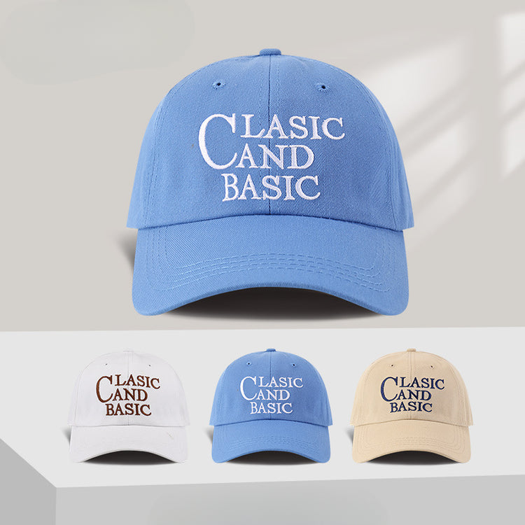 流行帽子|夏季新款遮陽帽子女韓版百搭棒球帽學生情侶顯臉小鴨舌帽戶外休閒「C1495」25.05-1