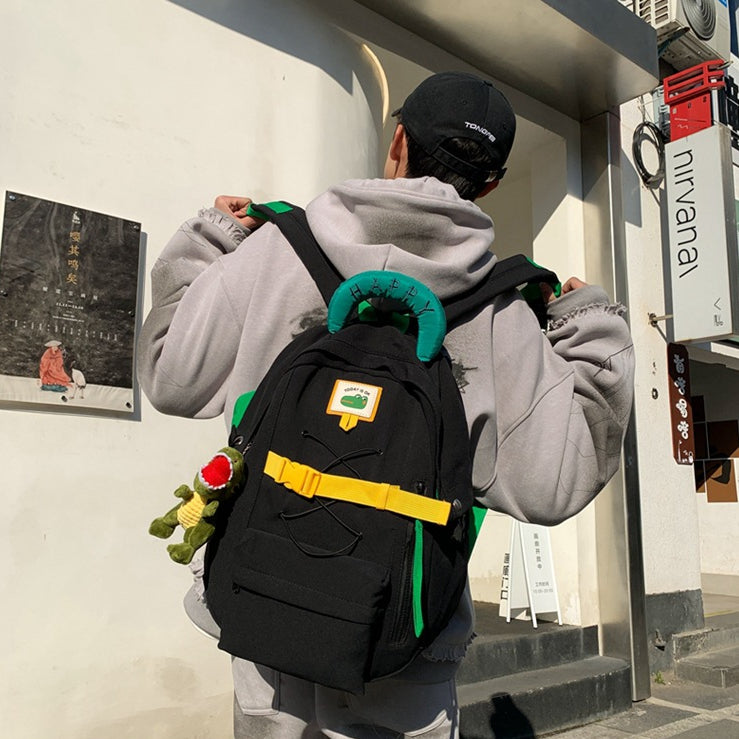 致青春 | 潮流雙肩背學生男女電腦書包多功能大容量戶外休閒旅行大學生背包「1933-37」24.02-2