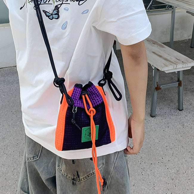 致青春|小挎包男款機能工裝包男生學生潮流運動單肩小背包斜挎包「160-116」25.07-5