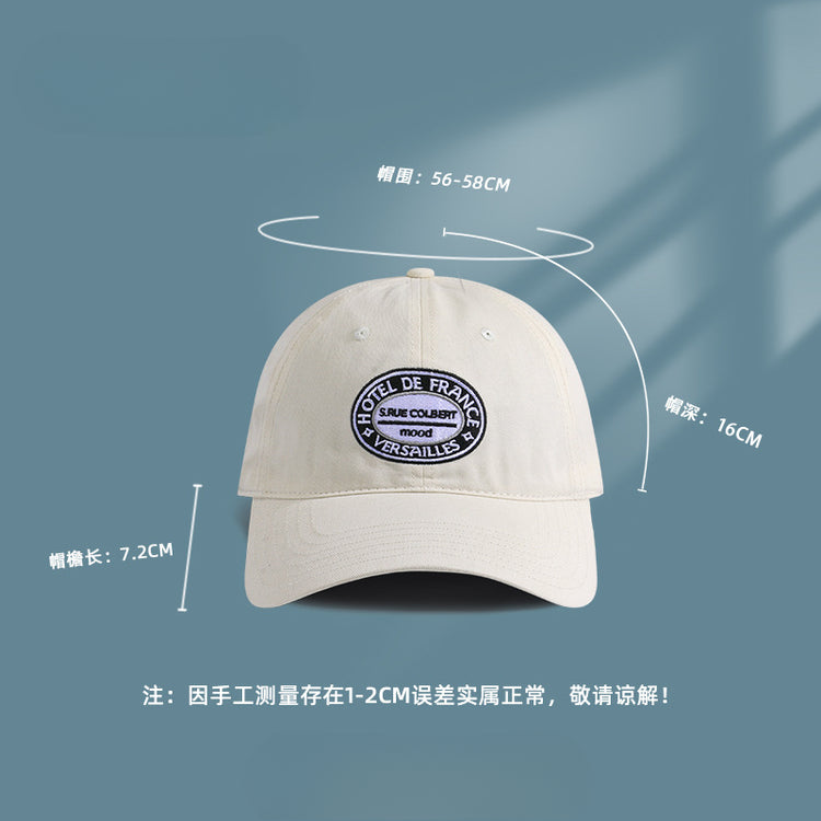 流行帽子 | 美式復古帽子女字母百搭棒球帽夏季遮陽韓版鴨舌帽學生情侶防曬帽「C2702」25.05-1