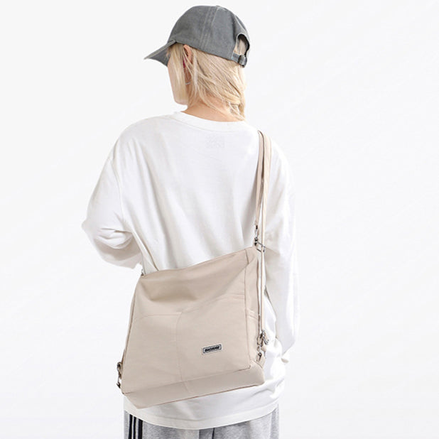 致青春|簡約百搭三用包包大學生上課輕便雙肩大容量通勤出行單肩包批發「80677-128」25.04-3