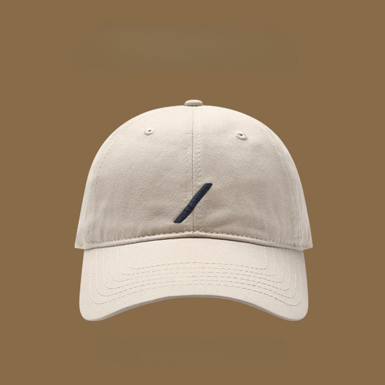 流行帽子|帽子女鴨舌帽斜線休閒棒球帽春夏簡約顯臉小遮陽棒球帽防曬太陽帽「C5005」25.02-2