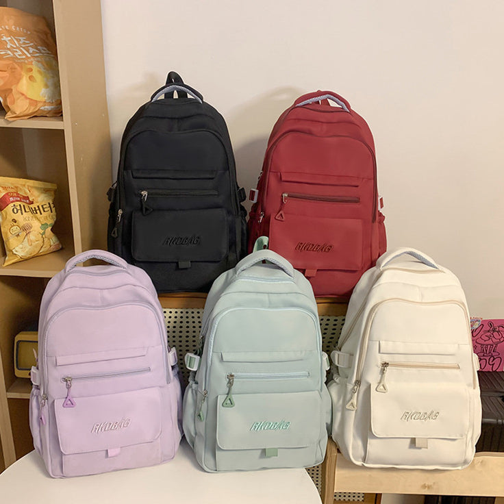 致青春|2024年新日系國中大容量書包女高中大學生雙肩包百搭電腦背包「8031-350」24.03-2