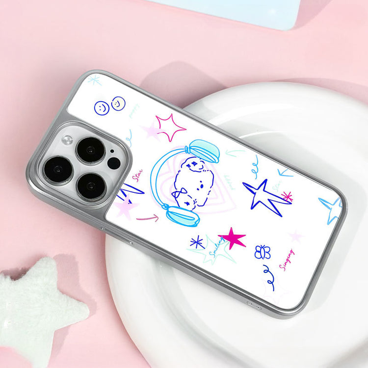 手機殼|iPhone16卡通磁吸AG磨砂碳纖紋14Promax手機殼蘋果13適用小米「LR1788」25.06-1