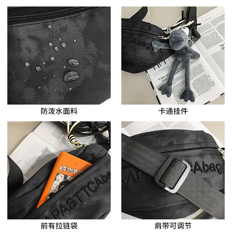 致青春 | 胸包男士潮酷運動斜背包戶外通勤背包女大容量情侶包腰包「274-117」25.08-2