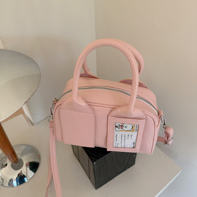 日韓流行|韓版高級感手拎枕頭包2025新款小眾設計潮流時尚單肩包百搭斜挎包「9551#」25.03-2