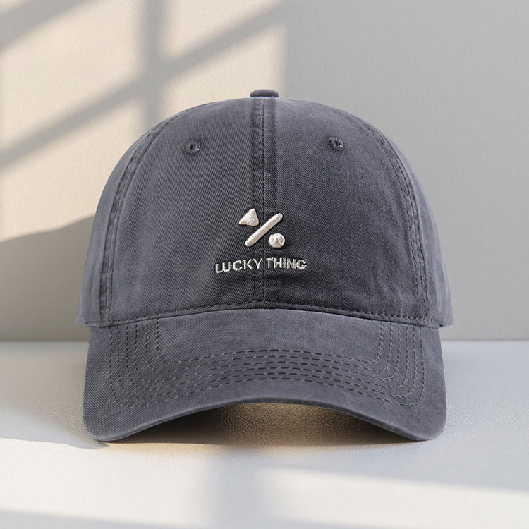 流行帽子|2025新款韓系復古帽子女字母刺繡棒球帽男休閒百搭防曬遮陽鴨舌帽「C5491」25.08-3