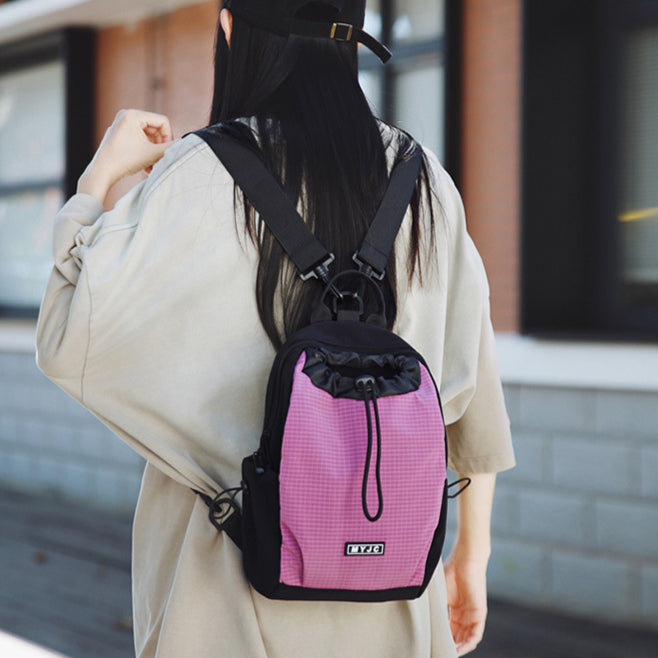 致青春|戶外雙肩包大容量防水旅行多用小背包男女通用休閒胸包「6067-124」25.07-5