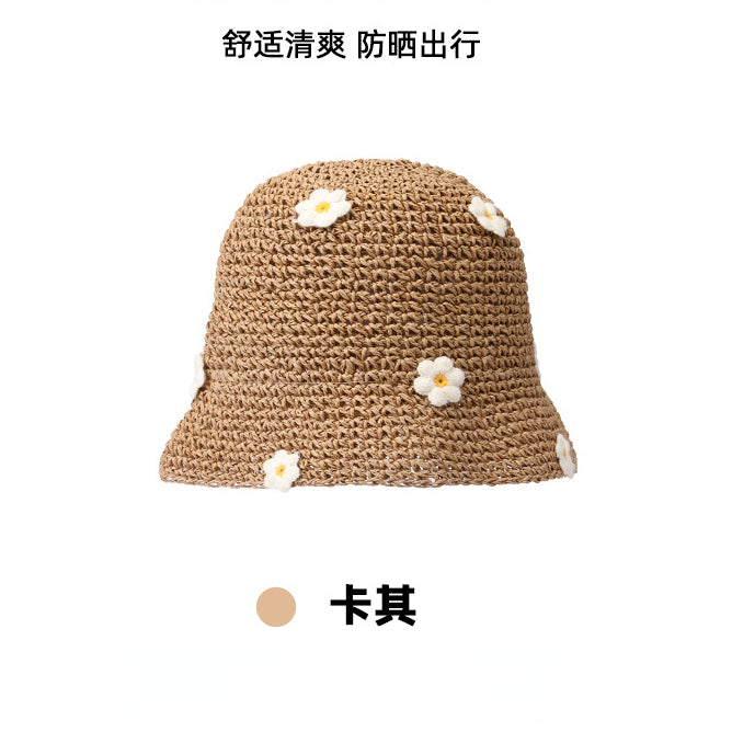 流行帽子 | 潮流防曬穿搭好物舒適清涼草帽之女休閒遊玩水桶帽沙灘防曬太陽帽「C1226」22.06-3