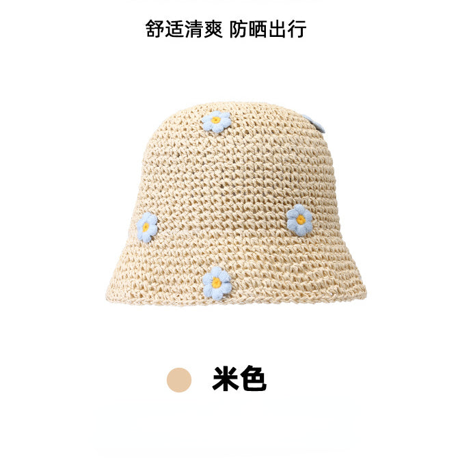 流行帽子 | 潮流防曬穿搭好物舒適清涼草帽之女休閒遊玩水桶帽沙灘防曬太陽帽「C1226」22.06-3