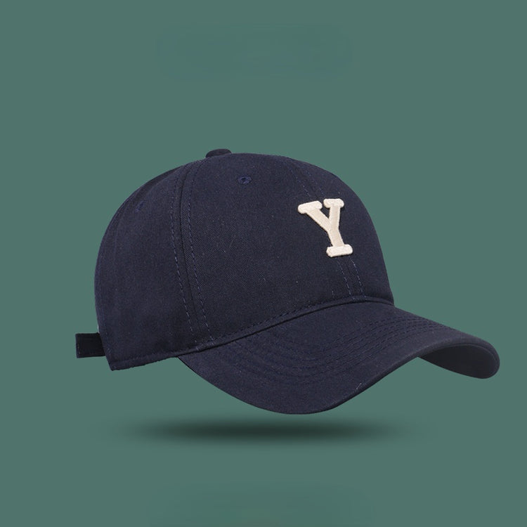 流行帽子 | 帽子女春夏季潮流百搭防曬鴨舌帽字母Y標顯臉小情侶出行棒球帽男「C1016」22.03