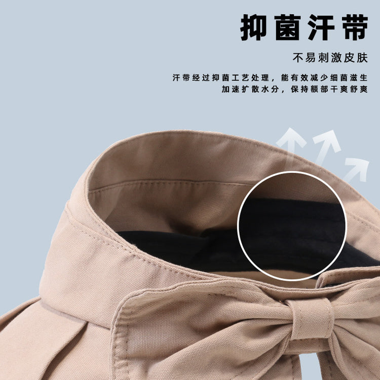 流行帽子 | 帽子女遮陽防曬百搭夏季遮臉防紫外線出遊空頂帽出行時尚太陽帽「C1211」22.06-2