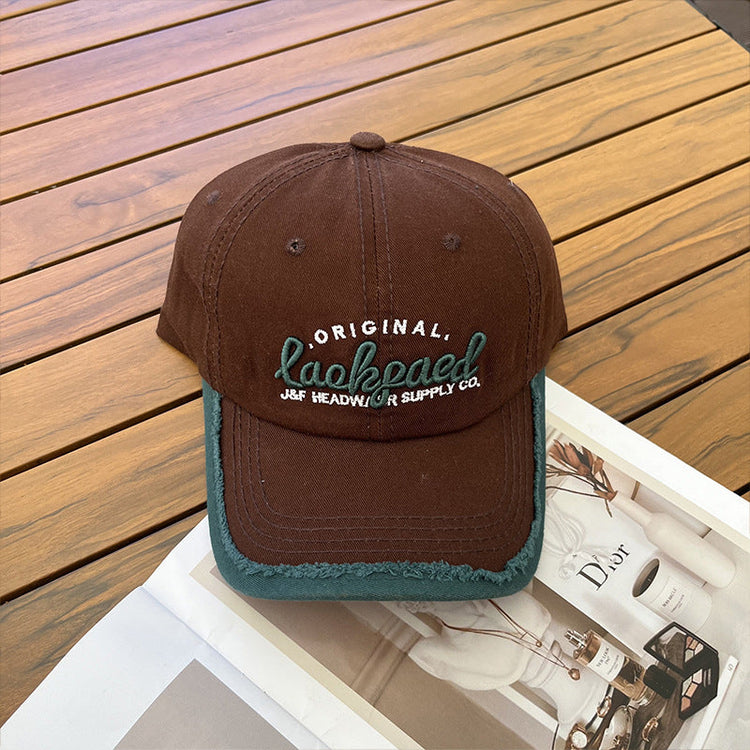 流行帽子|2024年春夏新款棒球帽學生顯臉小休閒遮陽帽百搭時尚軟頂鴨舌帽男「C3592」24.01-2