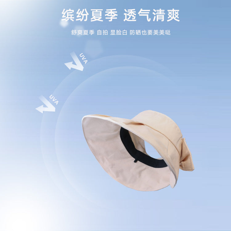 流行帽子 | 帽子女遮陽防曬百搭夏季遮臉防紫外線出遊空頂帽出行時尚太陽帽「C1211」22.06-2