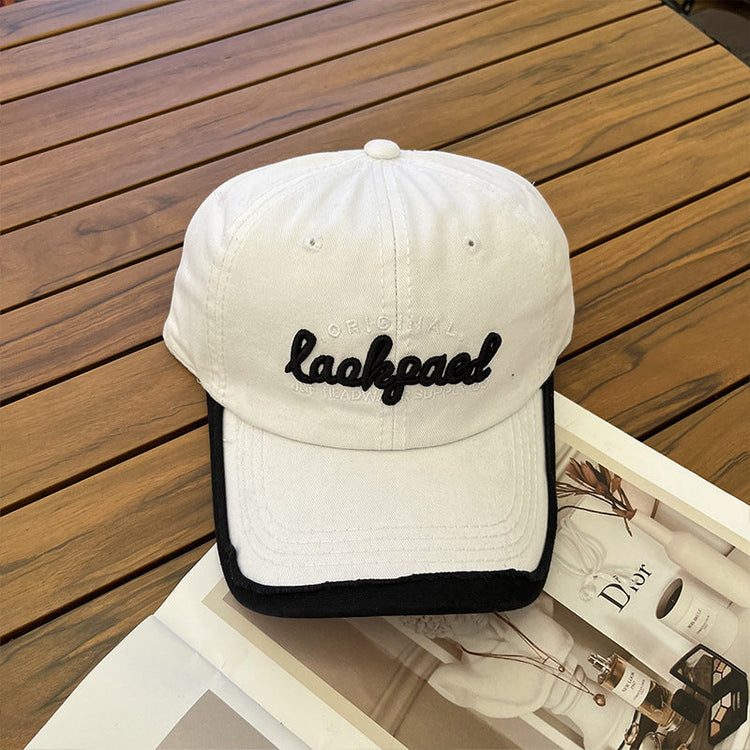 流行帽子|2024年春夏新款棒球帽學生顯臉小休閒遮陽帽百搭時尚軟頂鴨舌帽男「C3592」24.01-2