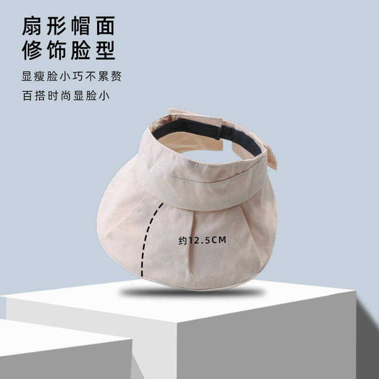 流行帽子 | 帽子女遮陽防曬百搭夏季遮臉防紫外線出遊空頂帽出行時尚太陽帽「C1211」22.06-2