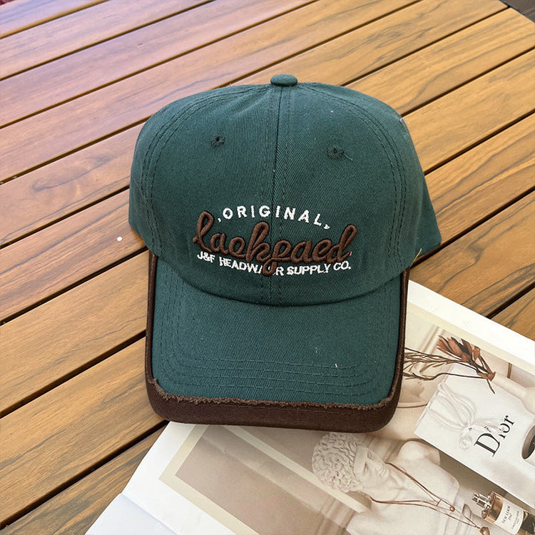 流行帽子|2024年春夏新款棒球帽學生顯臉小休閒遮陽帽百搭時尚軟頂鴨舌帽男「C3592」24.01-2