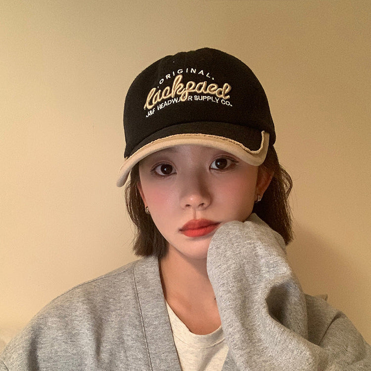 流行帽子|2024年春夏新款棒球帽學生顯臉小休閒遮陽帽百搭時尚軟頂鴨舌帽男「C3592」24.01-2