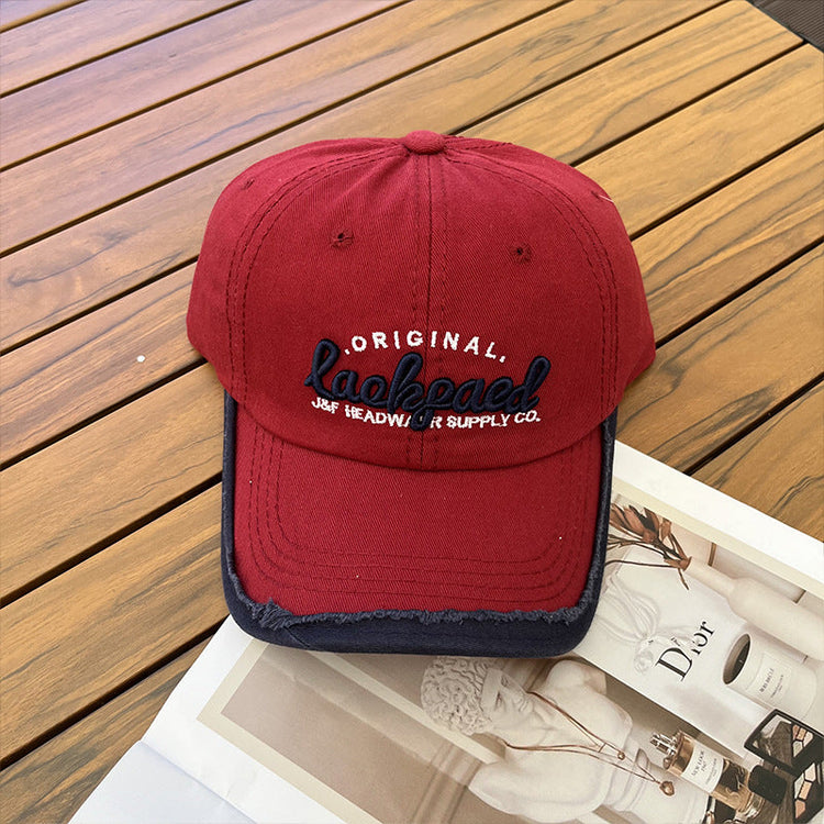 流行帽子|2024年春夏新款棒球帽學生顯臉小休閒遮陽帽百搭時尚軟頂鴨舌帽男「C3592」24.01-2