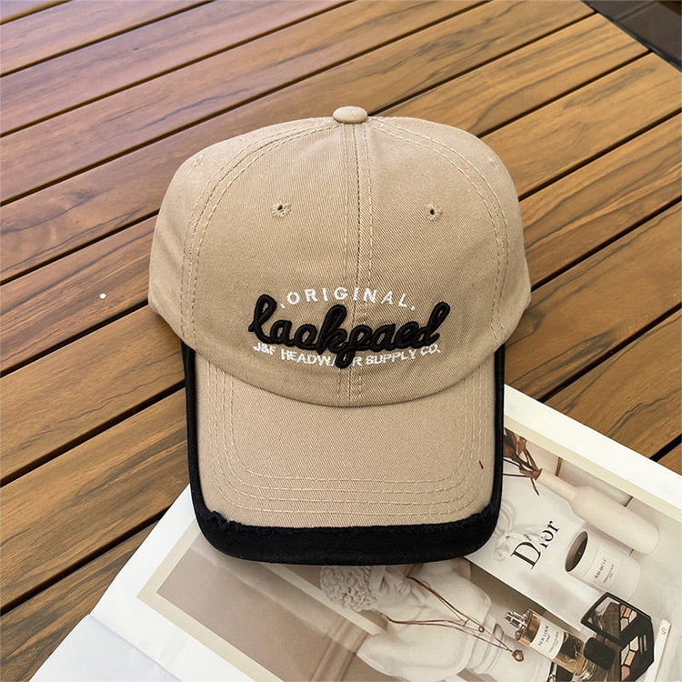 流行帽子|2024年春夏新款棒球帽學生顯臉小休閒遮陽帽百搭時尚軟頂鴨舌帽男「C3592」24.01-2