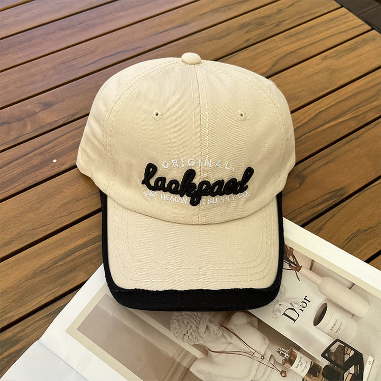 流行帽子|2024年春夏新款棒球帽學生顯臉小休閒遮陽帽百搭時尚軟頂鴨舌帽男「C3592」24.01-2