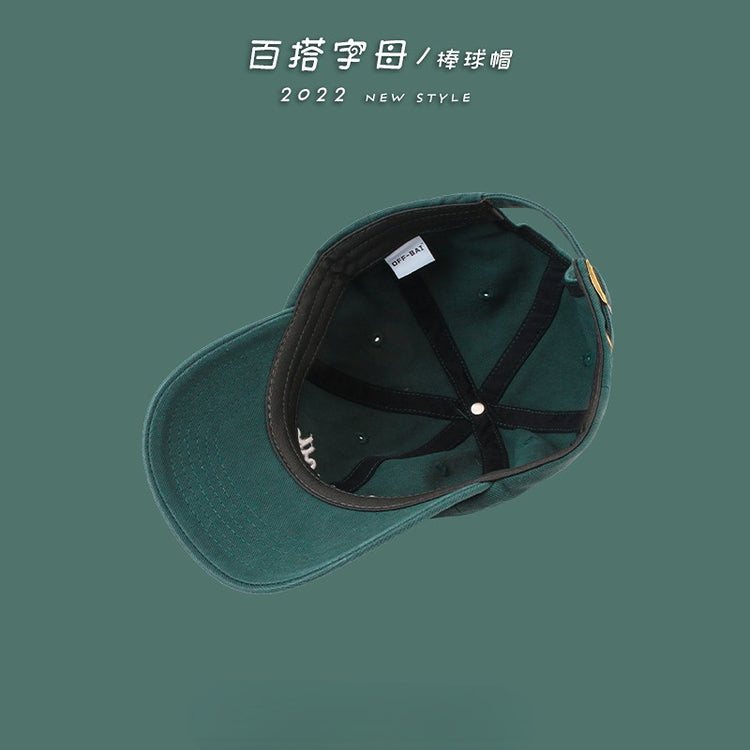 流行帽子 | 時尚刺繡字母棒球帽IG夏季遮陽防曬帽子女情侶出行百搭鴨舌帽「C1106」22.05-1