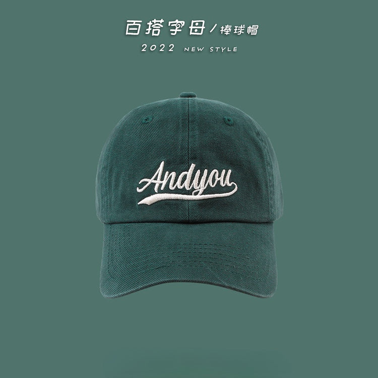流行帽子 | 時尚刺繡字母棒球帽IG夏季遮陽防曬帽子女情侶出行百搭鴨舌帽「C1106」22.05-1
