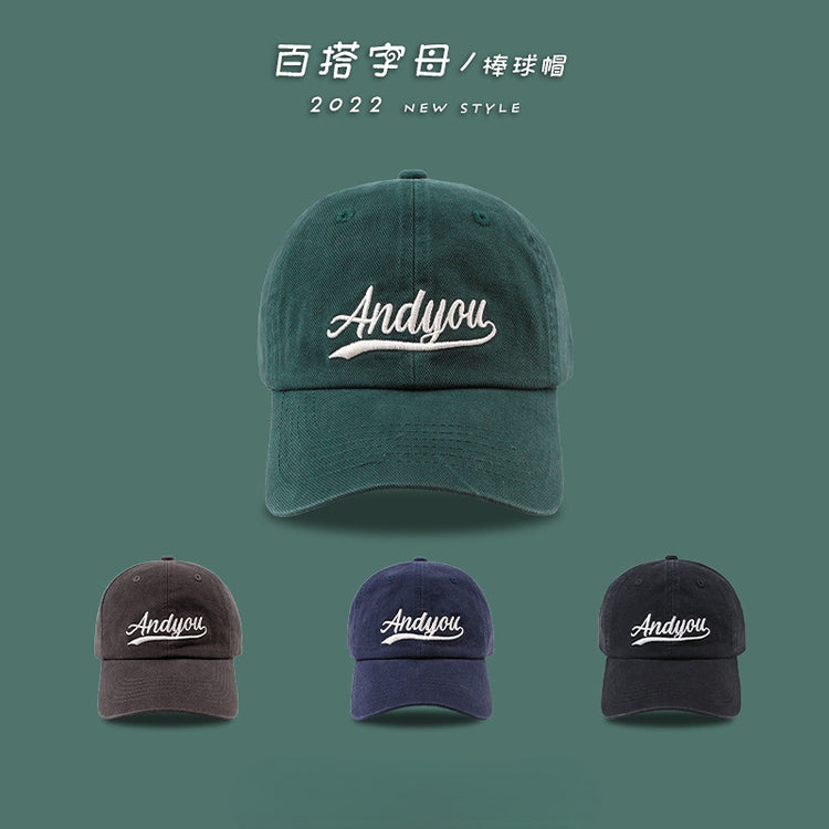 流行帽子 | 時尚刺繡字母棒球帽IG夏季遮陽防曬帽子女情侶出行百搭鴨舌帽「C1106」22.05-1