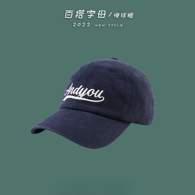 流行帽子 | 時尚刺繡字母棒球帽IG夏季遮陽防曬帽子女情侶出行百搭鴨舌帽「C1106」22.05-1