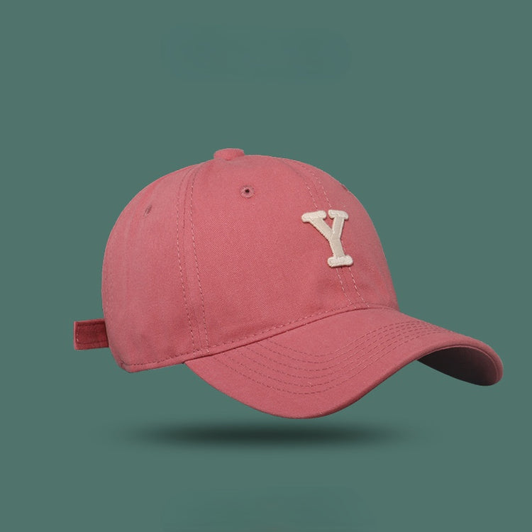 流行帽子 | 帽子女春夏季潮流百搭防曬鴨舌帽字母Y標顯臉小情侶出行棒球帽男「C1016」22.03