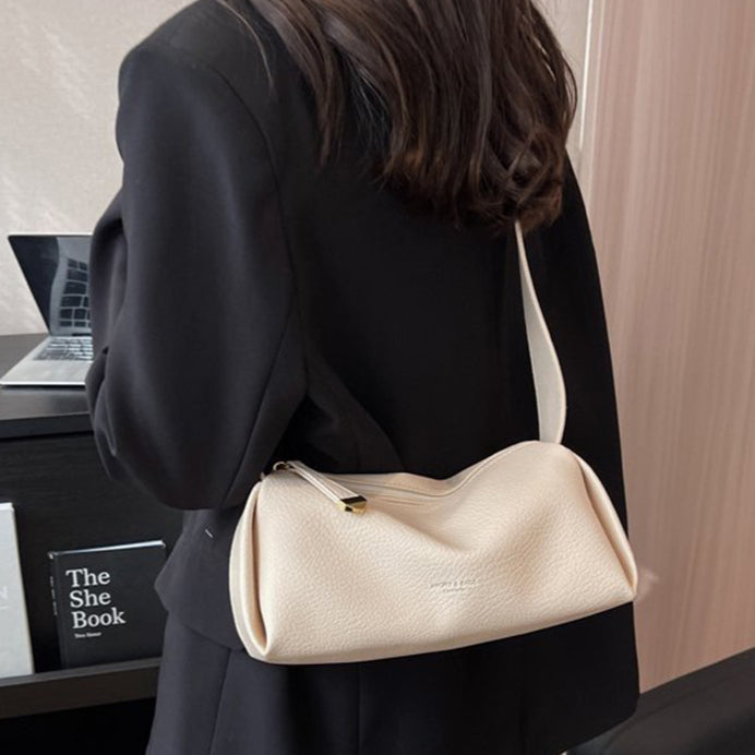 日韓流行 | 今年流行包包女2025新款百搭休閒軟皮肩包大容量時尚小眾斜挎包「9594#」25.05-1