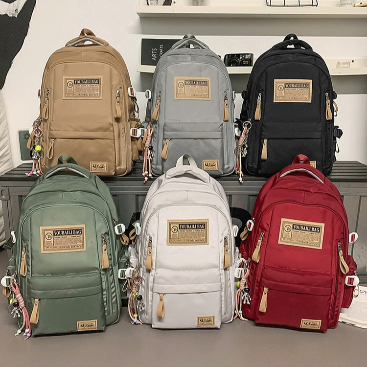 致青春｜書包女國中女生學生背包高中大學生旅行雙肩包大容量休閒百搭雙肩背包「2560-148」25.11-2