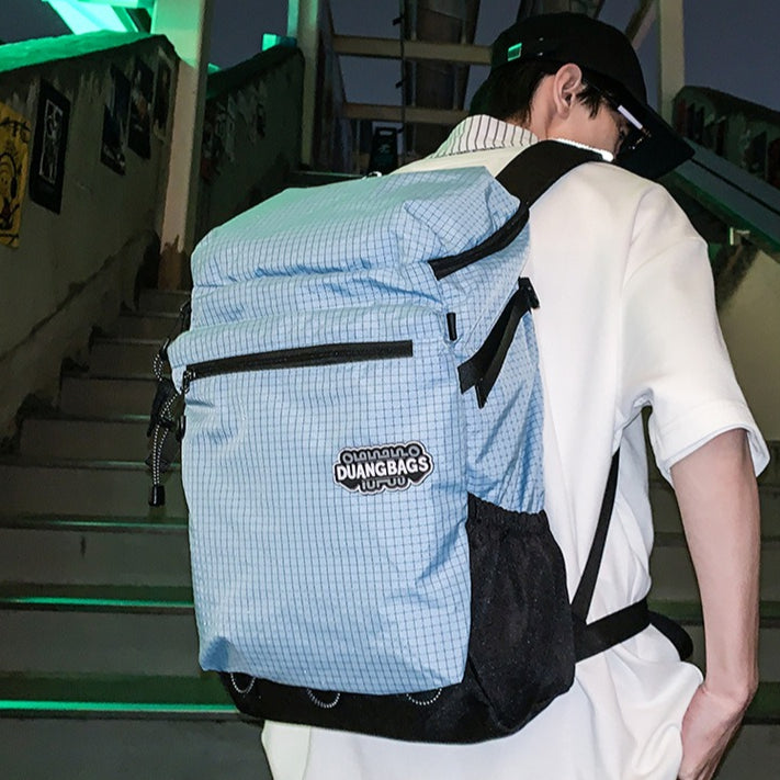 致青春｜時尚大容量雙肩包輕便休閒旅行背包高級感小眾設計感通用登山包「802-101」25.12-2