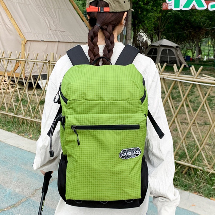 致青春｜時尚大容量雙肩包輕便休閒旅行背包高級感小眾設計感通用登山包「802-101」25.12-2