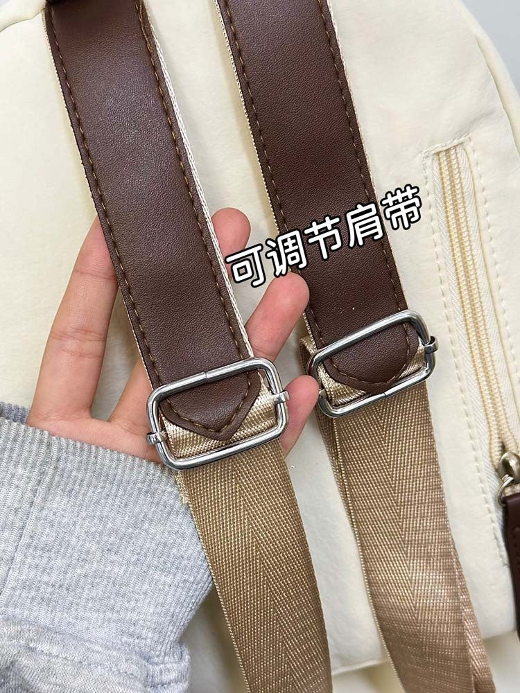 致青春｜2025新款ins雙肩背包迷你小包女休閒戶外旅遊輕便大學生小型背包「1035-123」25.10-4