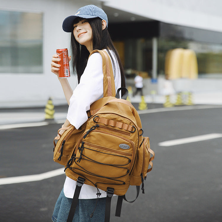 致青春 | 小眾高中生旅遊輕便背包 大容量運動戶外登山雙肩包女學生書包「8241-136」25.08-4
