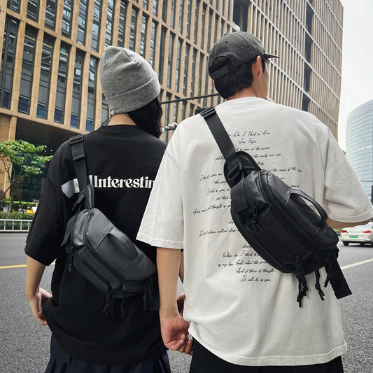 致青春 | 胸包潮流時尚腰包跨境新款斜挎包男通勤單肩胸包戶外運動款腰包「505-123」24.06-2