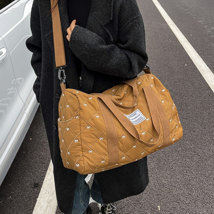 致青春｜大容量輕便手提旅行包女新款套拉桿出差行李包男休閒運動健身包「9108-118」25.11-3