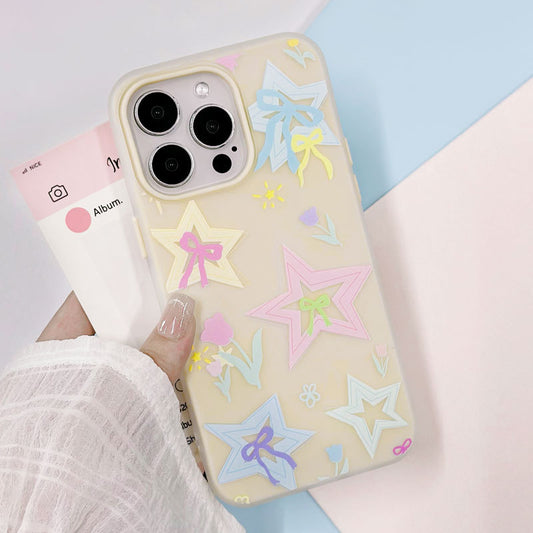 手機殼｜蘋果15手機殼iPhone16promax膚感果凍14適用12pro韓系ins風11「LR1740」25.07-5