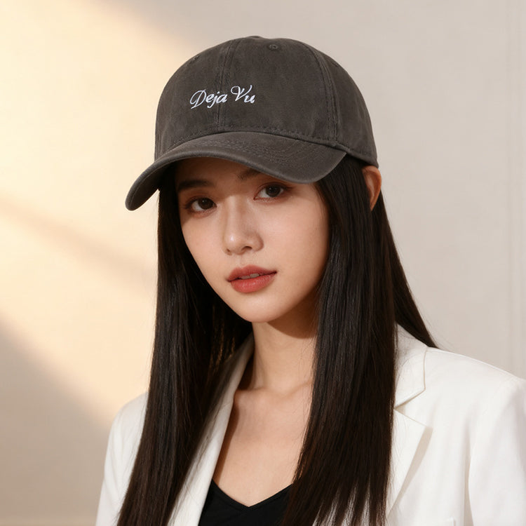 流行帽子｜帽子女2025新款加大加深鴨舌帽學生情侶顯臉小寬帽檐大頭圍棒球帽「C5875」25.12-1