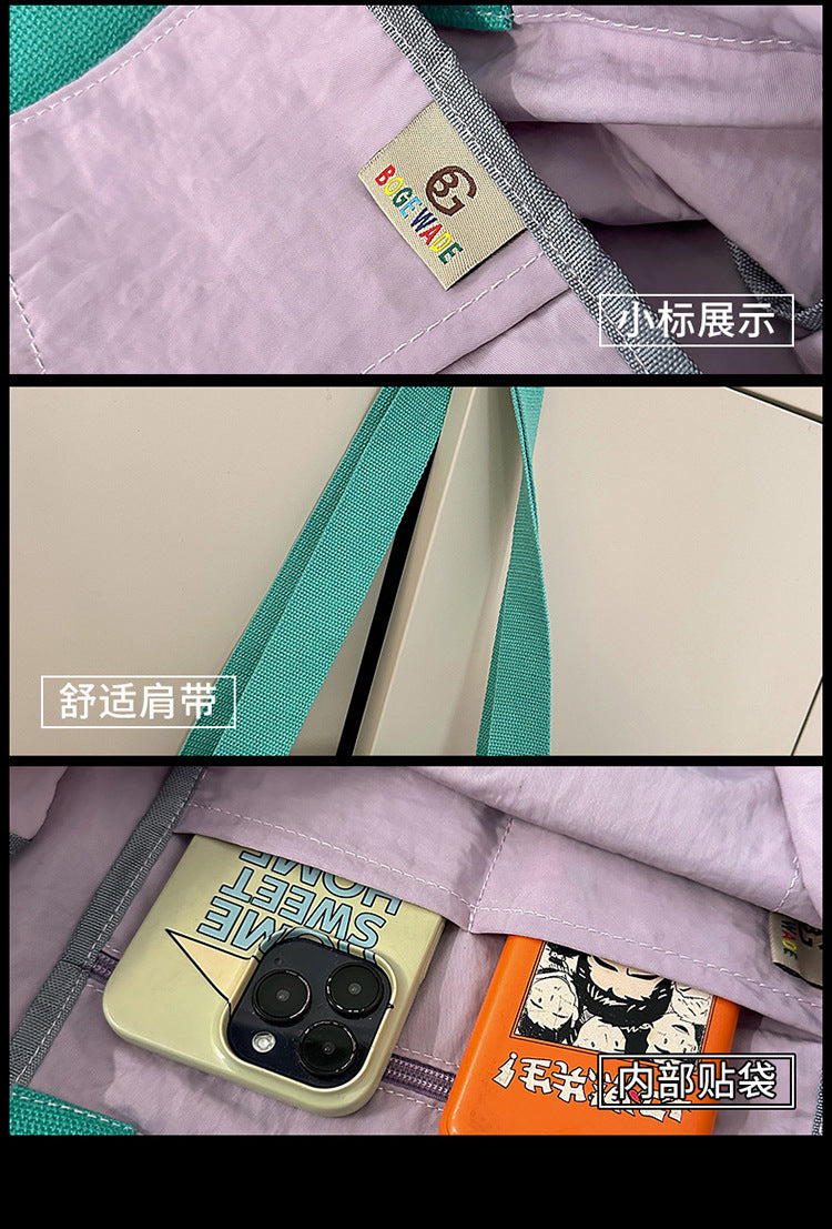 致青春｜休閒旅遊單肩包戶外運動手提單肩包大容量通勤百搭背包批發「8307-120」25.10-3