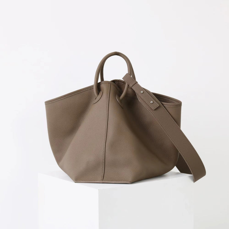 質感真皮｜2025新頭層牛皮圓環吊床通勤托特包大容量包包女大包高級感單肩包「5101」25.12-2